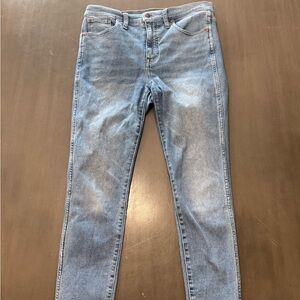 Madewell Women's Skinny Jeans - Light Blue